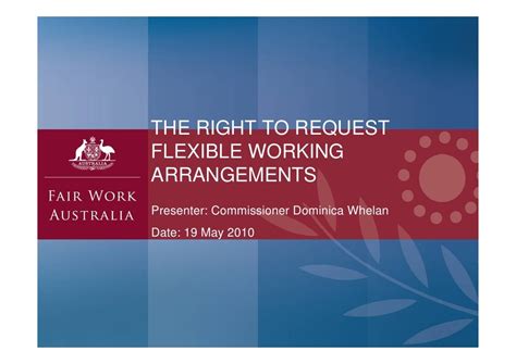 fair work australia flexible work arrangement